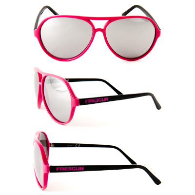 Lunettes de Soleil FREEGUN Get Roses et Noires