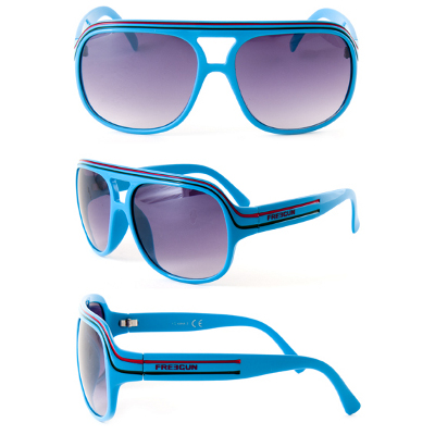 Lunettes de Soleil FREEGUN Kana Bleues