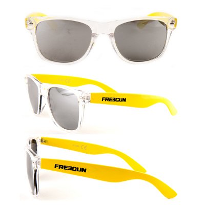 Lunettes de Soleil FREEGUN Mad Jaunes