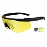 Monture WILEY X Saber noire + verres fum�s + jaunes