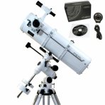 Perl&nbsp;T�lescope PERL BELLATRIX 150 750 EQ3-2 avec webcam ECHORIUS
