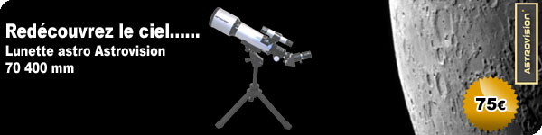 Lunette astro Astrovision 70 400 mm