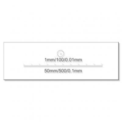 Lame micrométrique pour microscopes et binoculaires