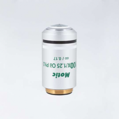 Objectif Microscope MOTIC UC Phase 100x/1.25/S-Oil - Ph3(Infini)