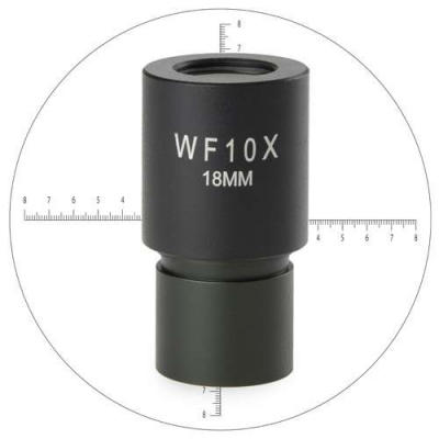 Oculaire Gradué EUROMEX 10x/18mm MicroBlue