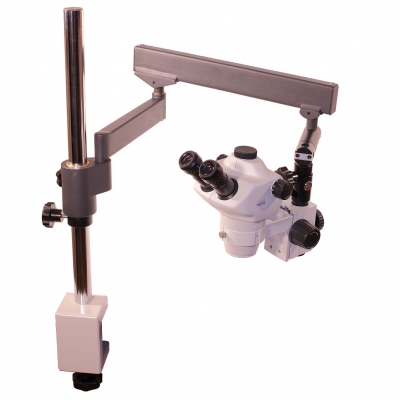 Loupe Trinoculaire PERFEX Zoom Pro 10.961S Bras Articulé et Pince Table