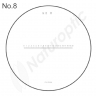 Echelle de mesure PEAK pour loupe 1975 No.8 Echelle de mesure PEAK pour loupe 1975 No.8