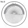 Echelle de mesure PEAK pour loupe 1983 No.9