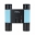 Jumelles PERL Nyroca Mini ED 10x25 bleue